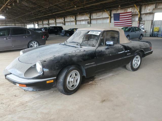 ALFA ROMEO SPIDER VEL 1990 black  gas ZARBA12G1L6002336 photo #1