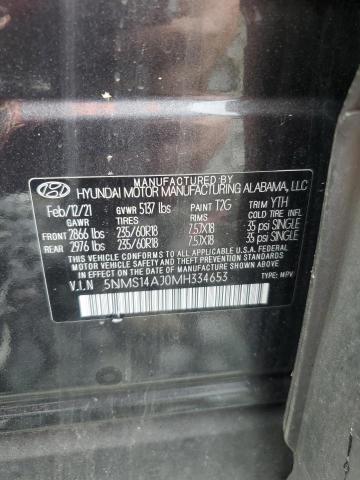 2021 HYUNDAI SANTA FE S - 5NMS14AJ0MH334653