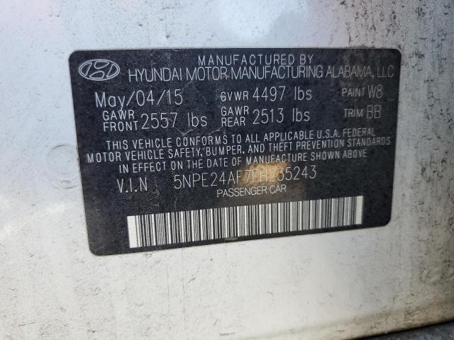 2015 HYUNDAI SONATA SE - 5NPE24AF7FH235243