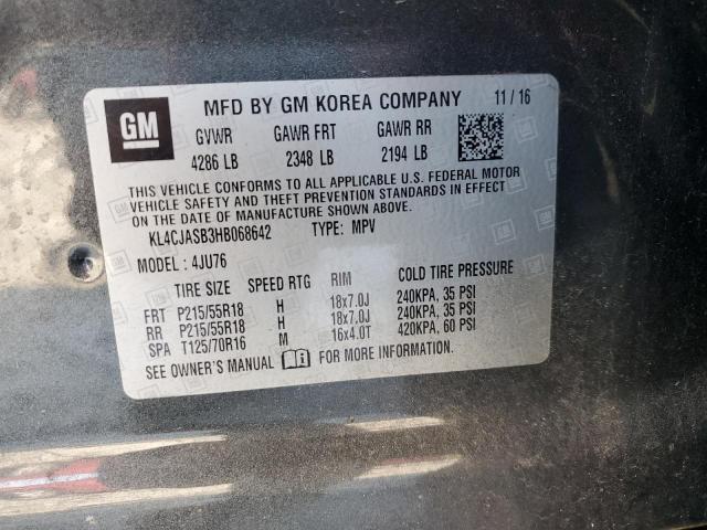 2017 BUICK ENCORE PRE KL4CJASB3HB068642