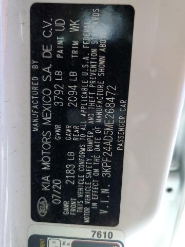 2021 KIA FORTE FE - 3KPF24AD5ME268472