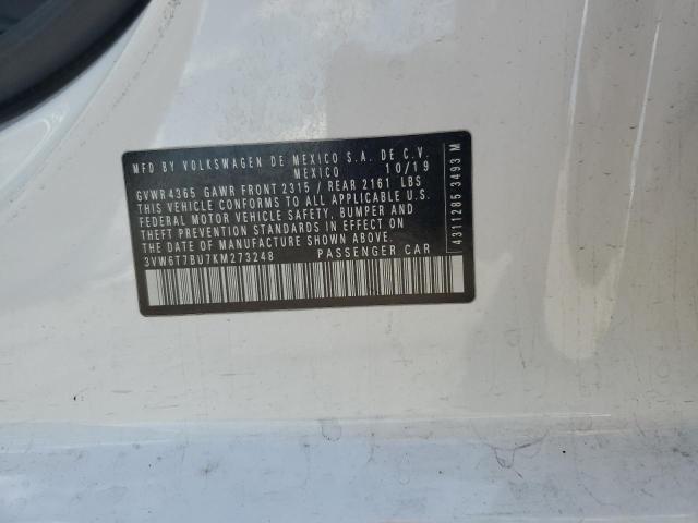 2019 VOLKSWAGEN JETTA GLI 3VW6T7BU7KM273248