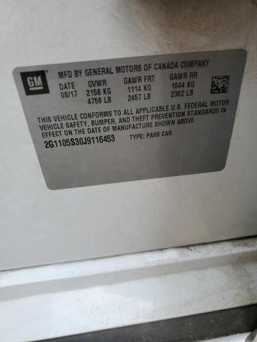 2018 CHEVROLET IMPALA LT - 2G1105S30J9116453