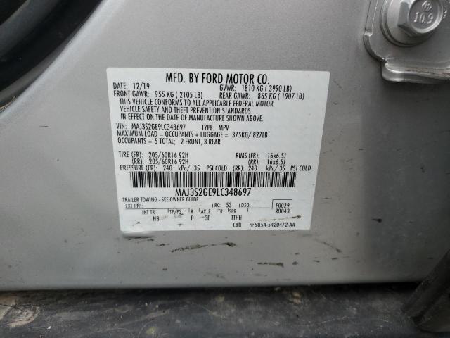 2020 FORD ECOSPORT S - MAJ3S2GE9LC348697