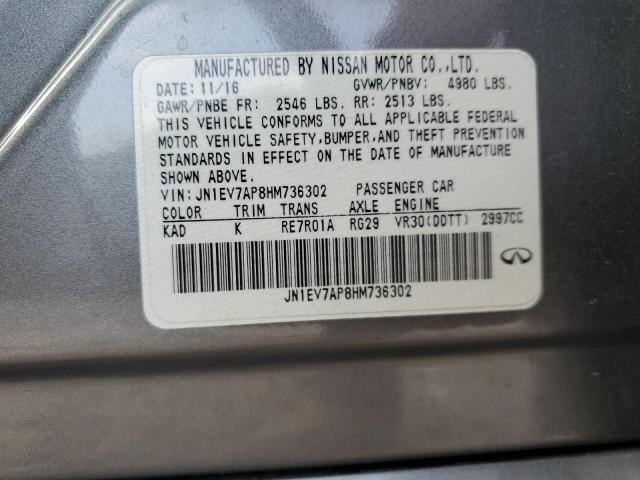 2017 INFINITI Q50 PREMIU - JN1EV7AP8HM736302