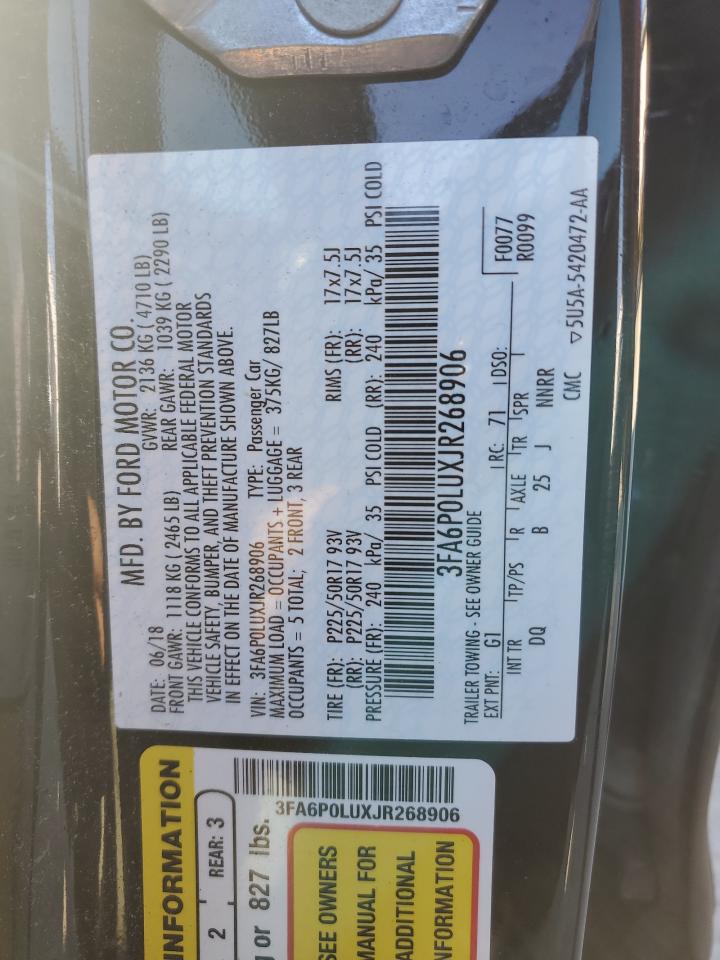 FORD FUSION SE HYBRID