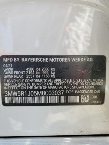 2021 BMW 330I - 3MW5R1J05M8C03037