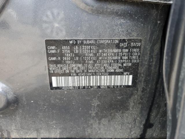 2020 SUBARU OUTBACK LI - 4S4BTANC1L3241542