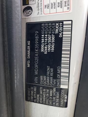 2019 MERCEDES-BENZ METRIS - WD3PG2EA1K3599879