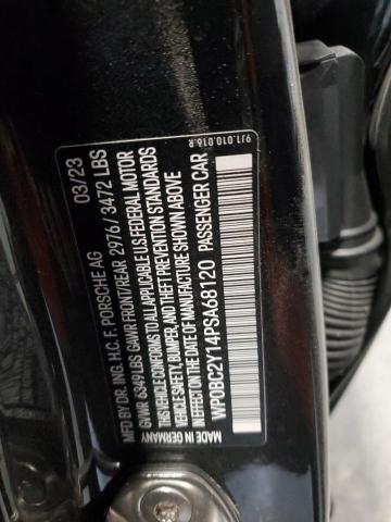 2023 PORSCHE TAYCAN CRO WP0BC2Y14PSA68120