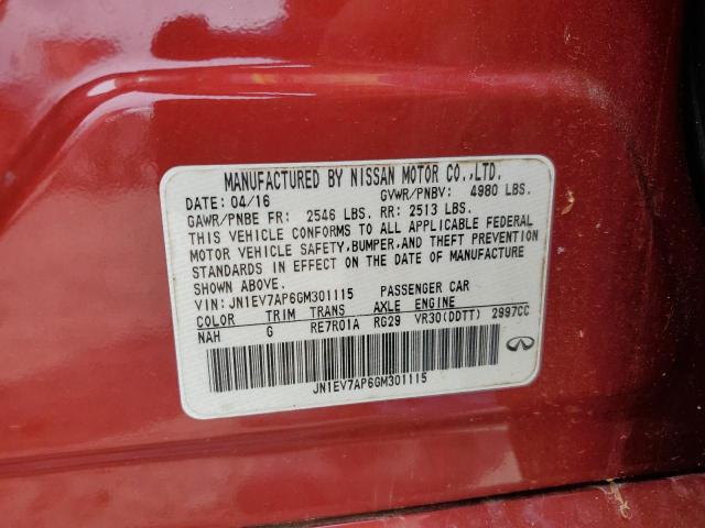 2016 INFINITI Q50 PREMIU - JN1EV7AP6GM301115