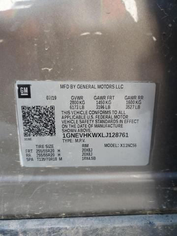 2020 CHEVROLET TRAVERSE L 1GNEVHKWXLJ128761