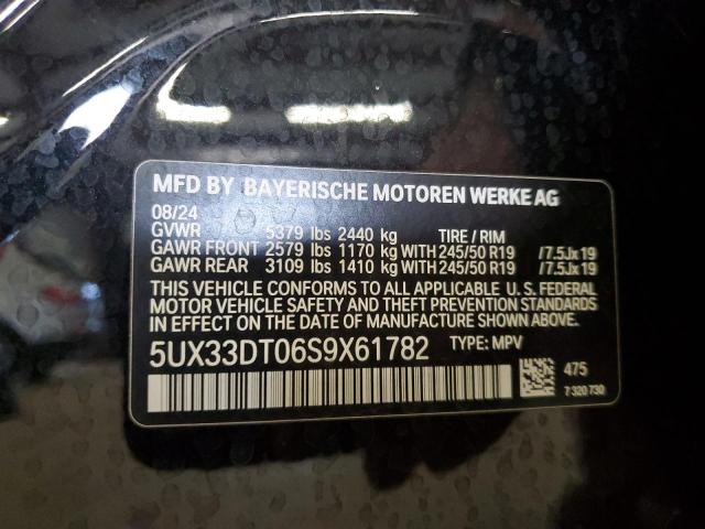 2025 BMW X4 XDRIVE3 5UX33DT06S9X61782