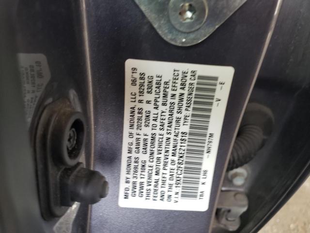 2019 HONDA CIVIC SPOR - 19XFC2F82KE211818