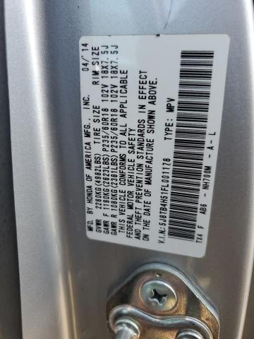 2015 ACURA RDX TECHNO - 5J8TB4H51FL001178