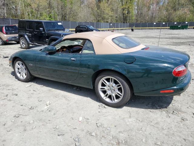 JAGUAR XK8 2002 green  gas SAJDA42C22NA23724 photo #3