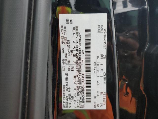 2017 FORD ESCAPE SE - 1FMCU0G98HUA45841