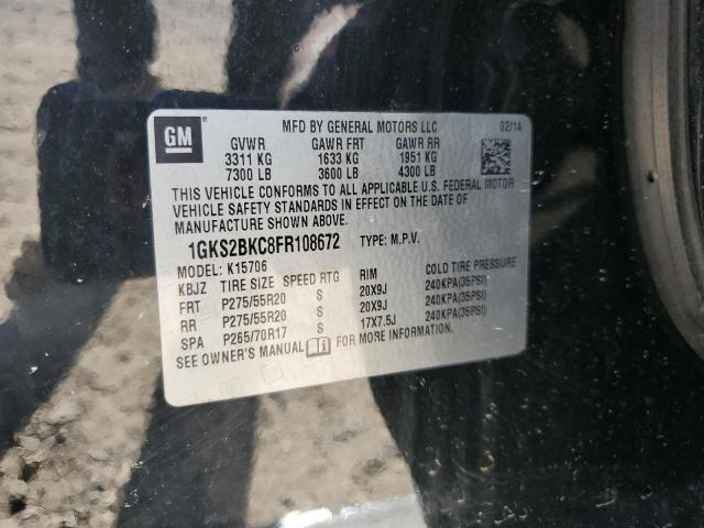 2015 GMC YUKON SLT - 1GKS2BKC8FR108672