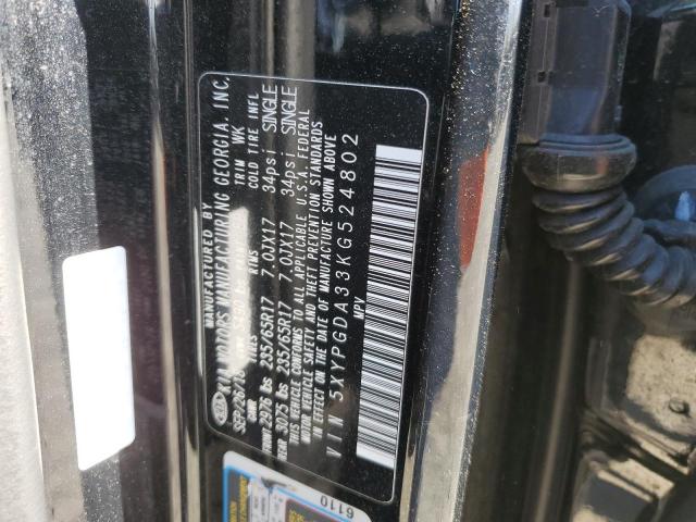 2019 KIA SORENTO L - 5XYPGDA33KG524802