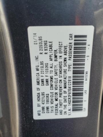 2014 HONDA ACCORD EXL - 1HGCR2F87EA122918