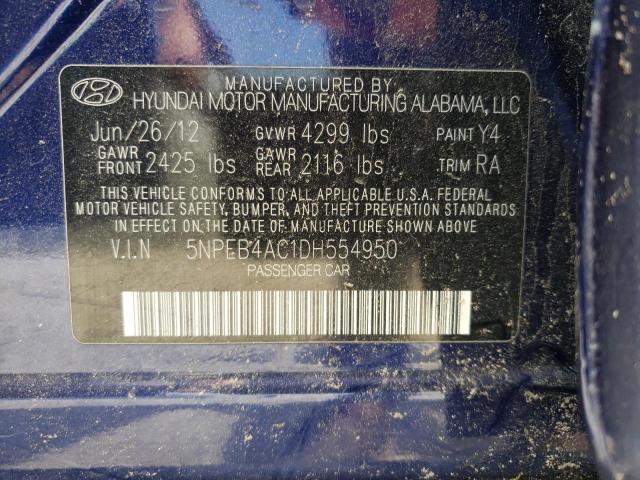 5npeb4ac1dh554950 - 2013 Hyundai Sonata Gls - #51504925