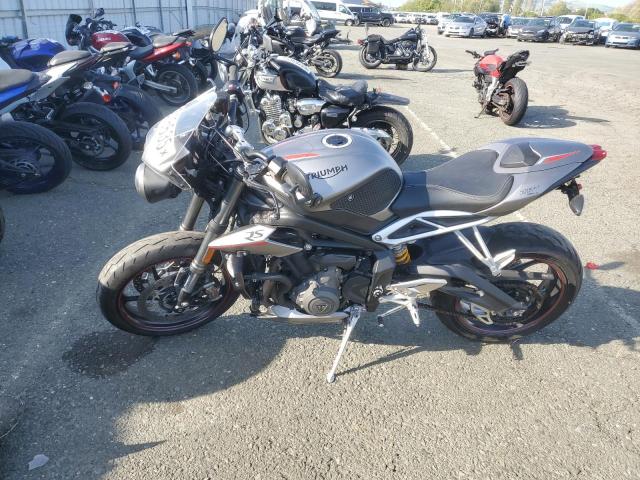 TRIUMPH MOTORCYCLE STREET TRI 2018 charcoal  gas SMTA464S0JT889469 photo #4