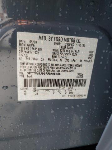 2024 FORD MAVERICK X - 3FTTW8J96RRA98486