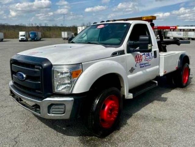 FORD F450 SUPER 2012 white chassis diesel 1FDUF4GTXCEB45055 photo #3