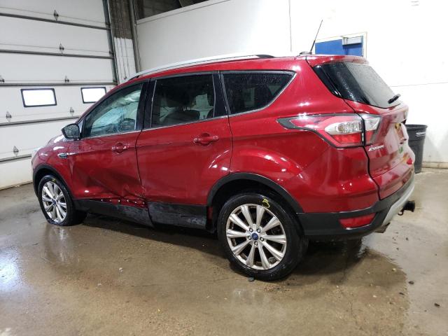 Vin: 1fmcu9j95hua39010, lot: 52442735, ford escape titanium 20172