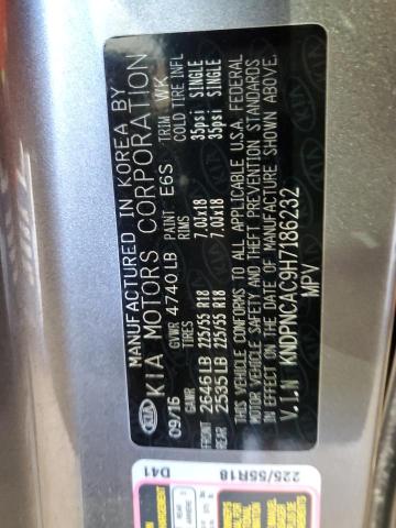 2017 KIA SPORTAGE E KNDPNCAC9H7186232