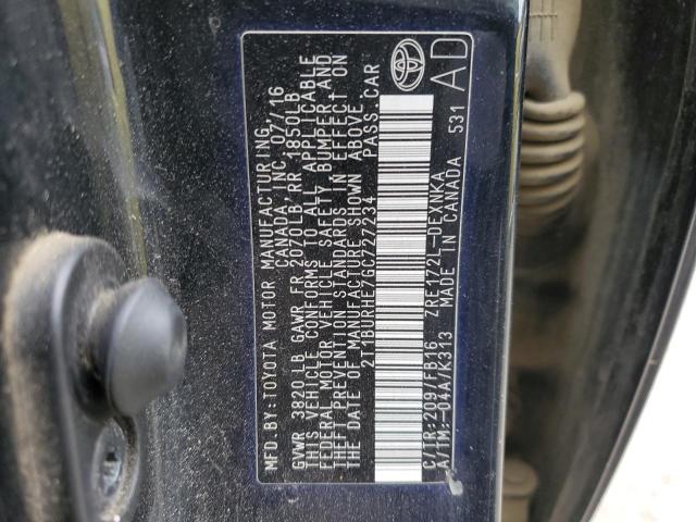 2016 TOYOTA COROLLA L - 2T1BURHE7GC727234