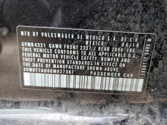 2019 VOLKSWAGEN GTI S - 3VW6T7AU6KM027387