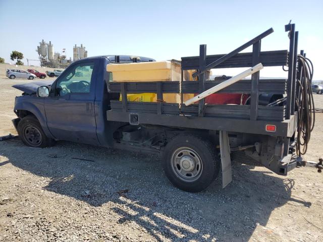 FORD F250 SUPER 2012 blue pickup gas 1FDBF2A62CEC50932 photo #3