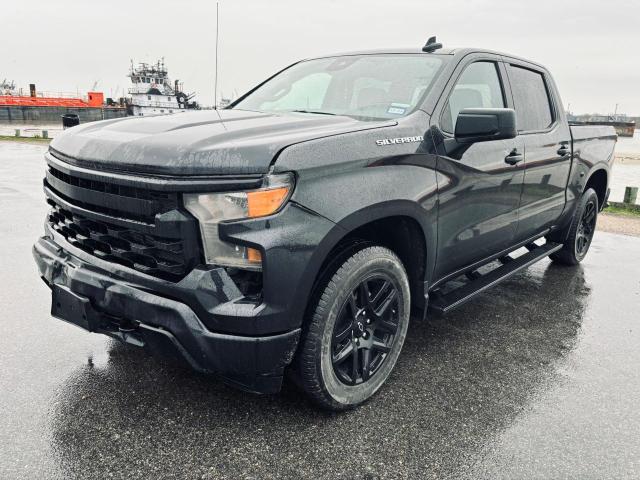 CHEVROLET SILVERADO 2022 black  gas 1GCPABEK7NZ633597 photo #3