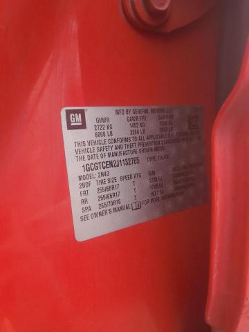 2018 CHEVROLET COLORADO L - 1GCGTCEN2J1132765