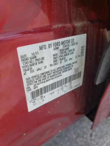 2015 FORD EDGE SEL - 2FMTK4J85FBC03634