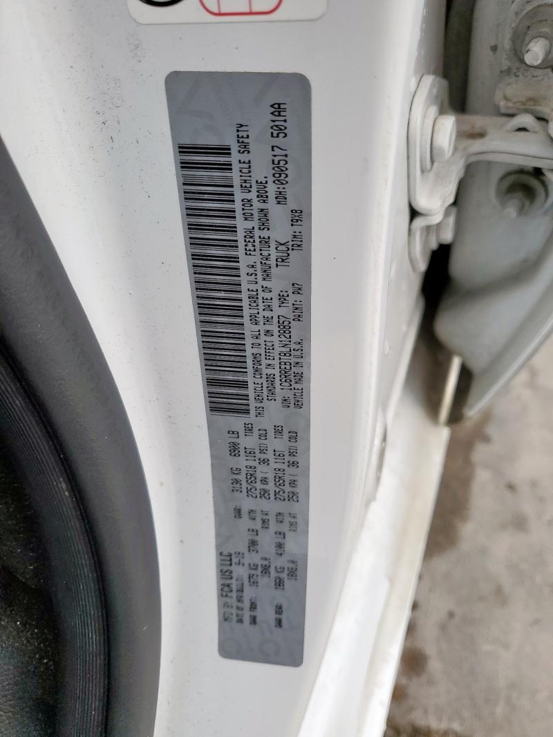 2020 RAM 1500 BIG H - 1C6RREBT8LN128857
