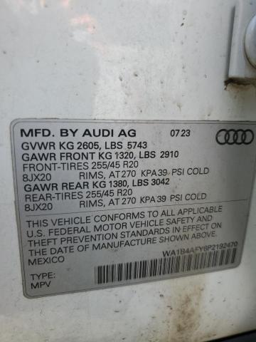 2023 AUDI SQ5 PREMIU WA1B4AFY6P2192470