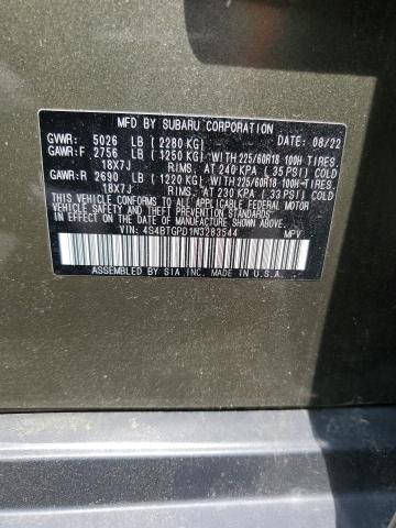 2022 SUBARU OUTBACK TO - 4S4BTGPD1N3283544