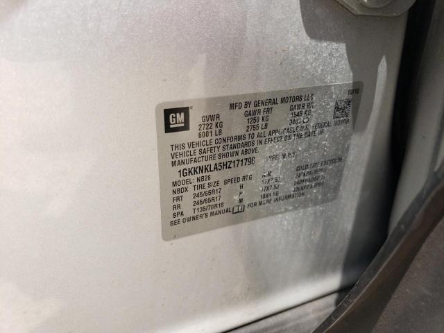 2017 GMC ACADIA SLE 1GKKNKLA5HZ171798