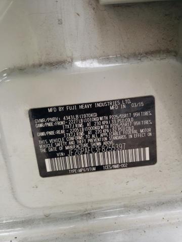 2015 SUBARU FORESTER JF2GPAFC3F8255397
