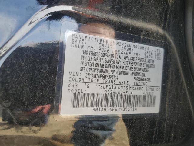 2017 NISSAN SENTRA S - 3N1AB7AP6HY395714