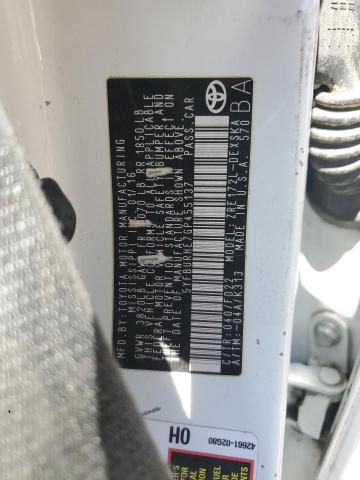 2016 TOYOTA COROLLA L - 5YFBURHE7GP455137