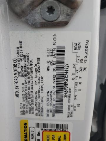 2014 FORD FUSION SE - 3FA6P0H95ER244927