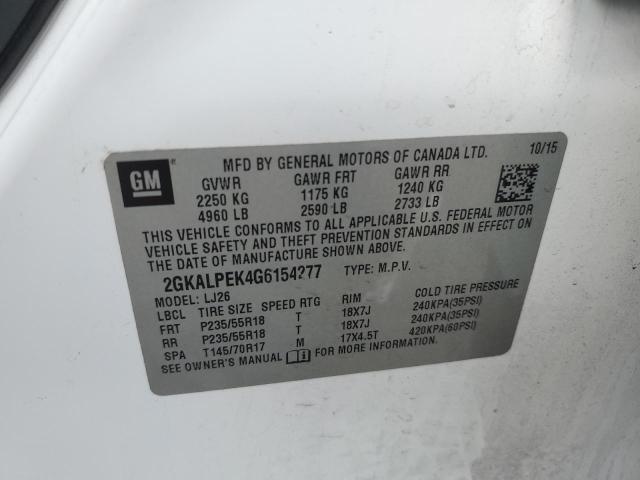 2016 GMC TERRAIN SL - 2GKALPEK4G6154277
