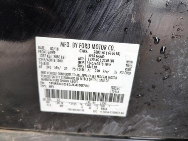 2018 FORD EXPLORER X - 1FM5K8D83JGB05750