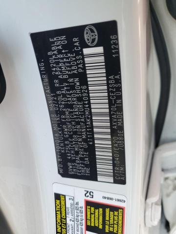 2021 TOYOTA CAMRY SE - 4T1T11AK2MU440926