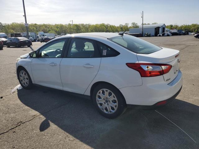 FORD FOCUS SE 2012 white  gas 1FAHP3F25CL370202 photo #3