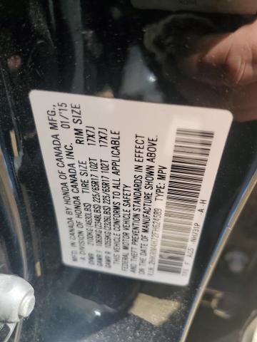 2015 HONDA CR-V EXL - 2HKRM4H72FH624589