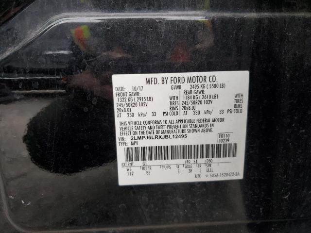 2018 LINCOLN MKX RESERV 2LMPJ6LRXJBL12495
